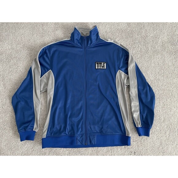 Title nine Other - Vintage Title Boxing MMA Blue and Grey Jacket Full Zip Up With Pants Large Rare